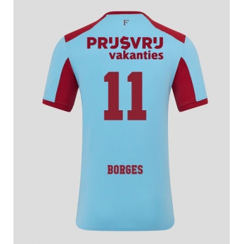 Billige Fotballdrakt Feyenoord Goncalo Borges #11 Replika Tredjedrakt 2025-26 Kortermet